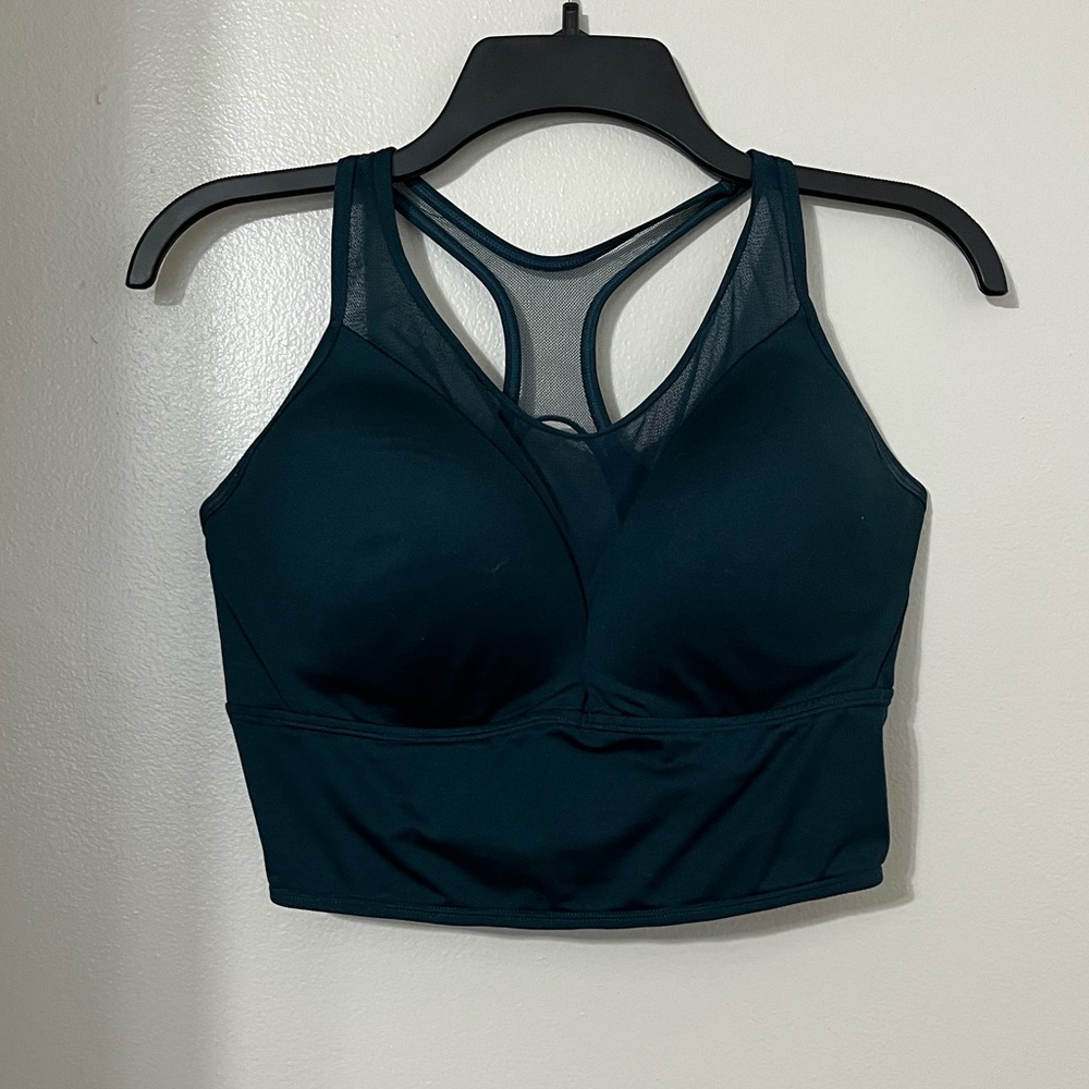 La SENZA | Dark Blue Teal Padded Sports Bra